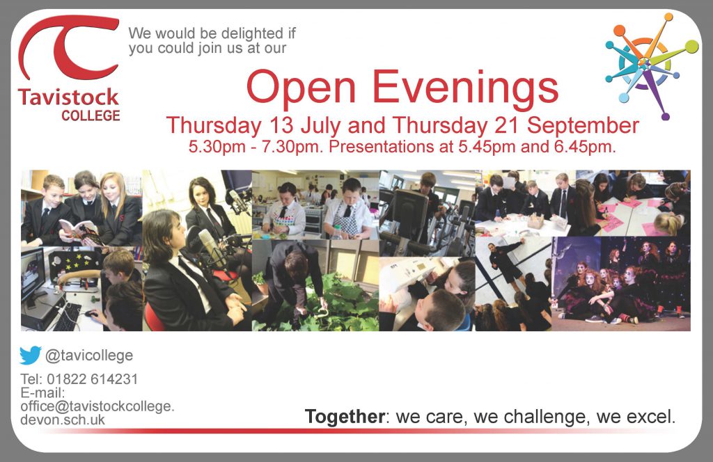Tavistock College Open Evening 2017